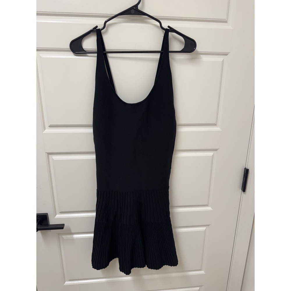 Rebecca Minkoff Black Stretchy Sleeveless Pullover Mini Dress Medium NWOT